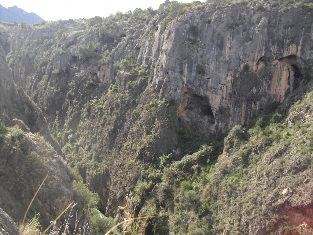 Barranquismo en el Cañón de Almadenes, Cieza (Murcia)