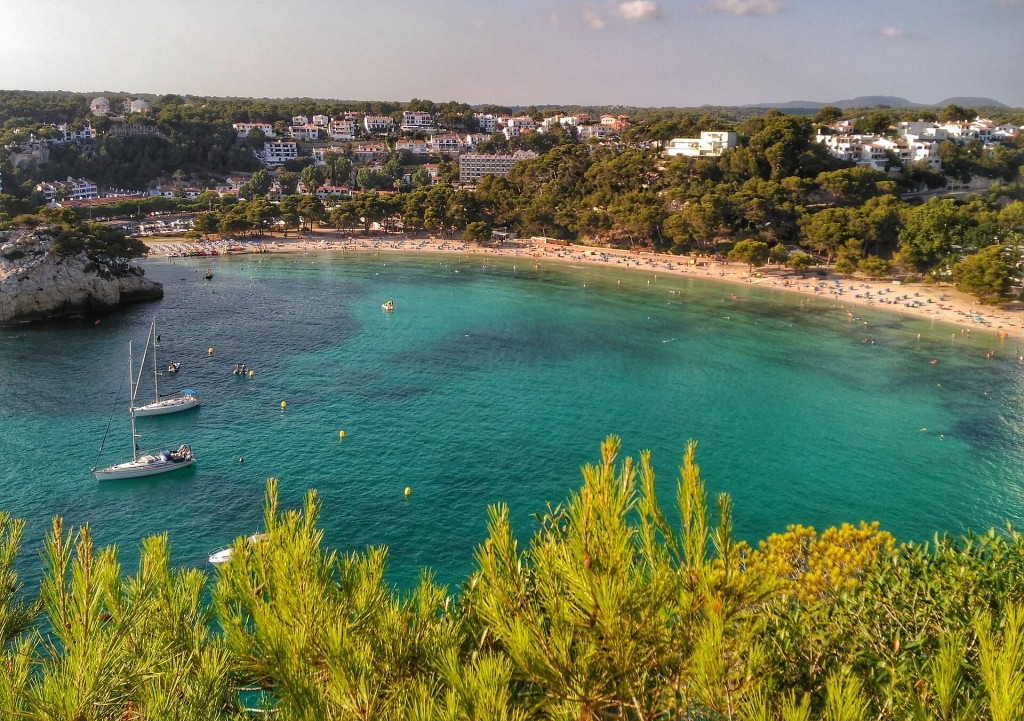 Cala Galdana, en el sur de Menorca