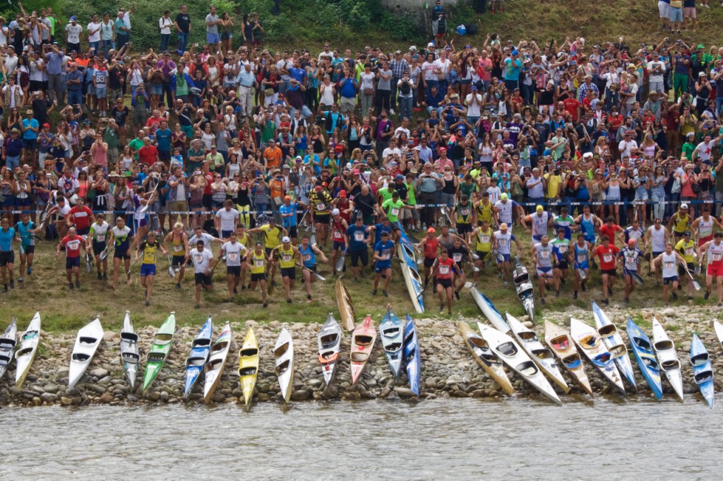 Descenso del Sella en canoa, Arriondas–Llovio