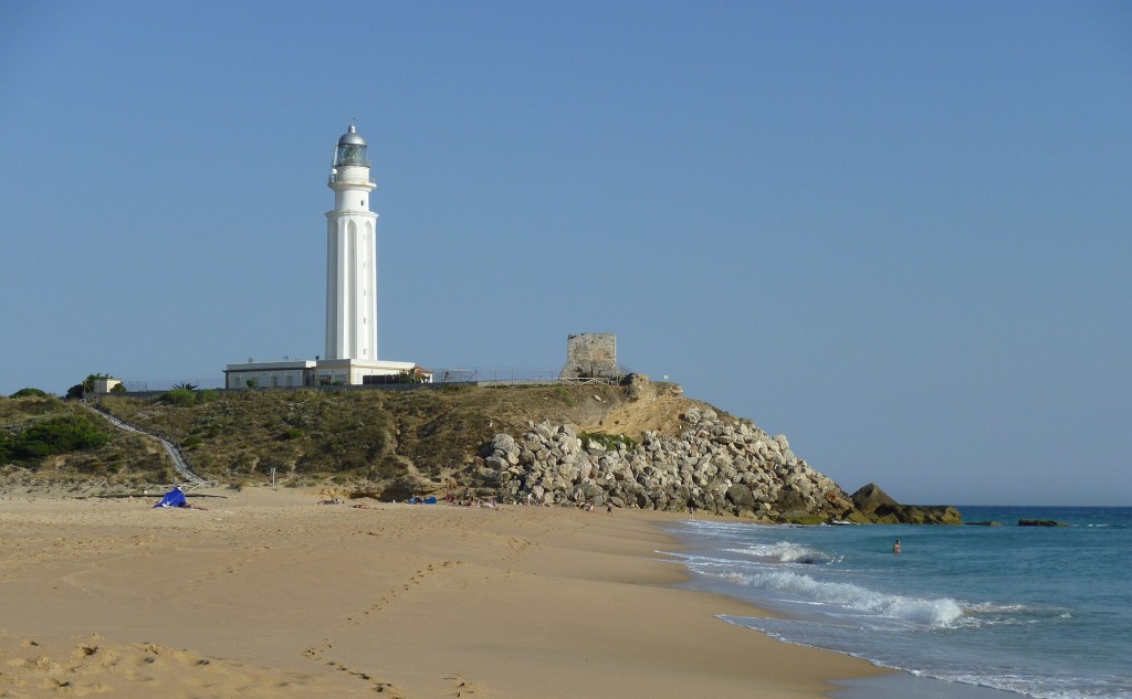 El faro del cabo de Trafalgar, en Caños de Meca