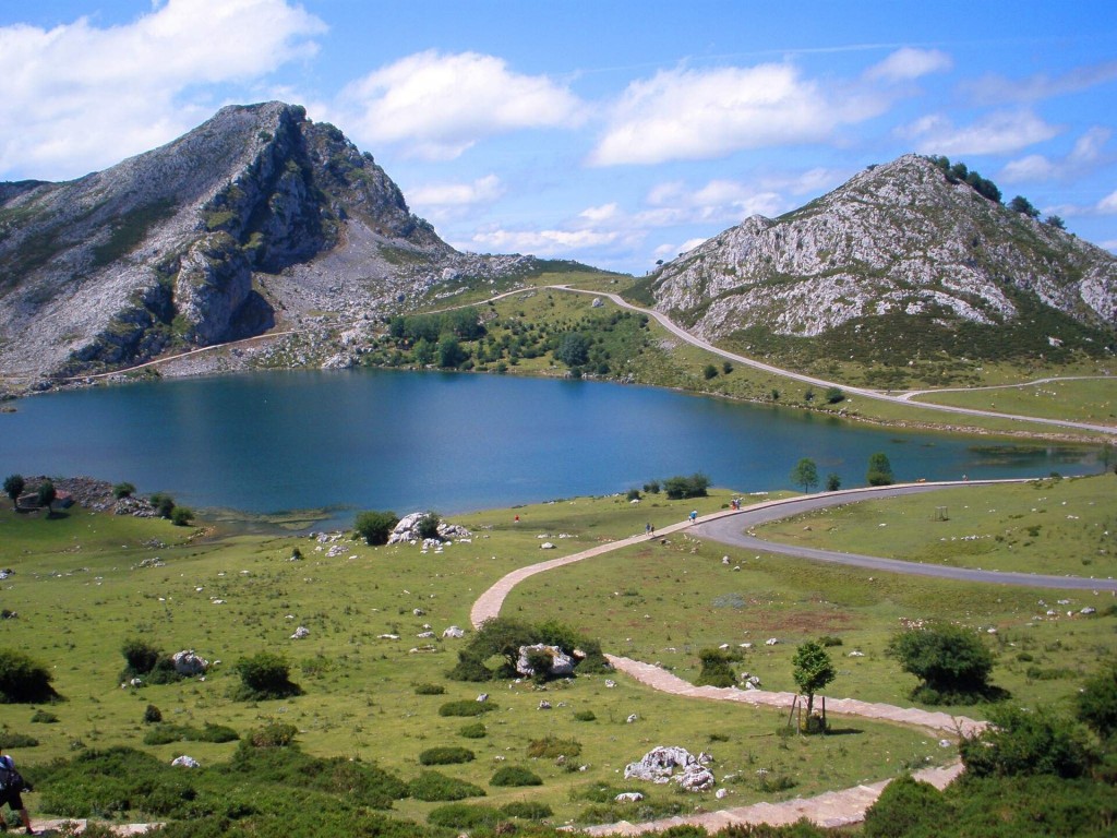 El lago Enol, en los Lagos de Covadonga