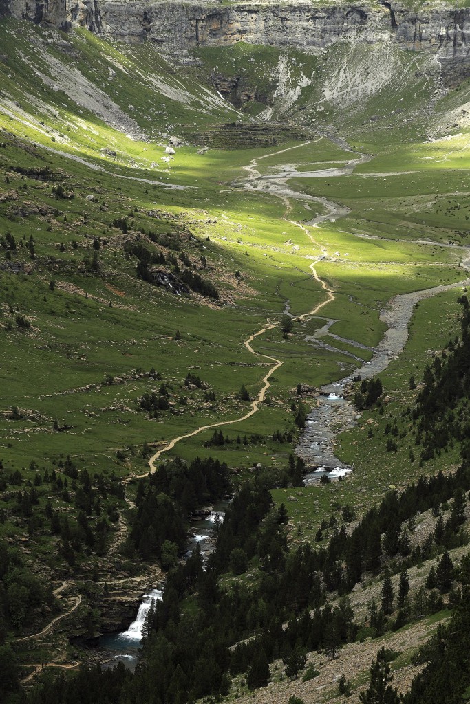 El valle de Ordesa desde las Gradas de Soaso