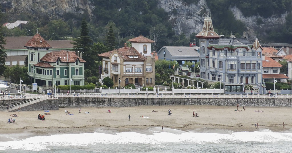 Playa de Santa Marina, en Ribadesella