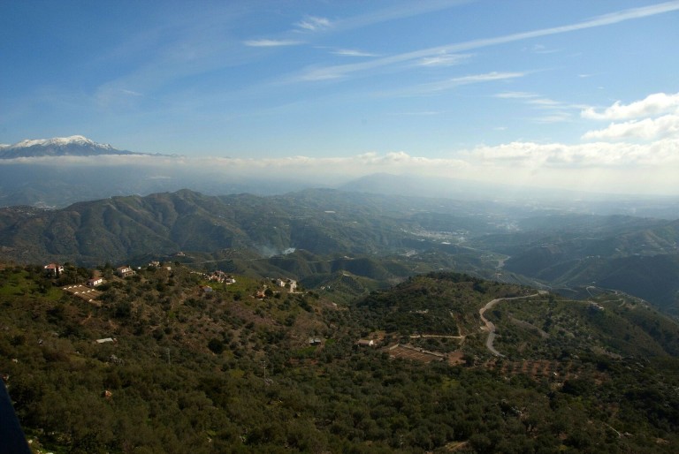 Tirolina de Comares, Axarquía (Málaga)