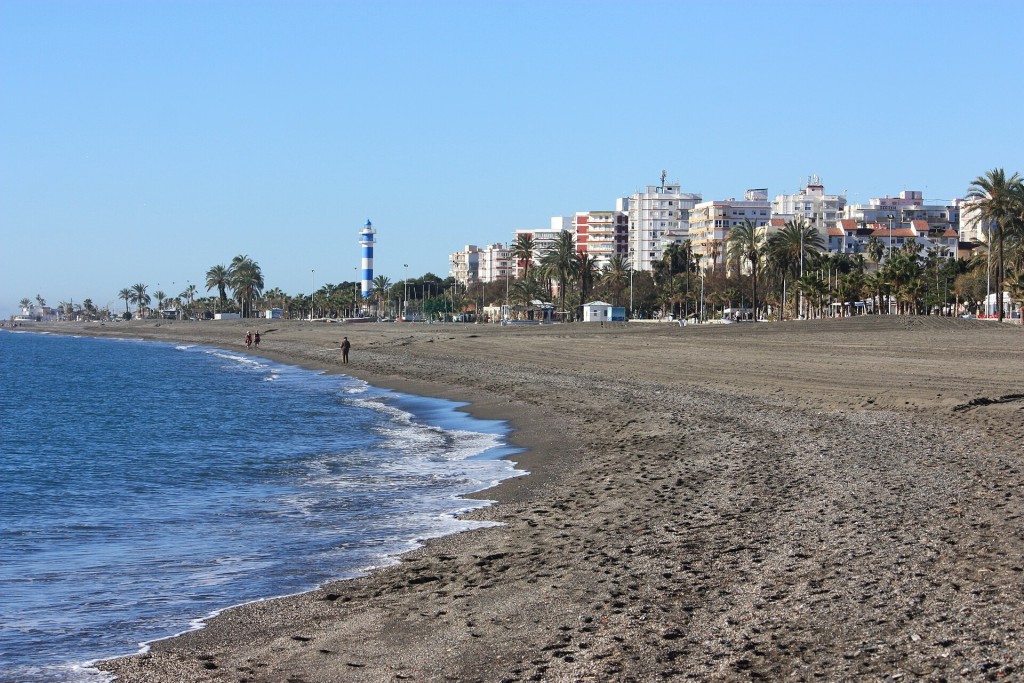 La playa de Torre del Mar, en la Axarquía